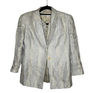 Giorgio Armani le collezioni 2 piece jacket and waistcoat set metallic women 6